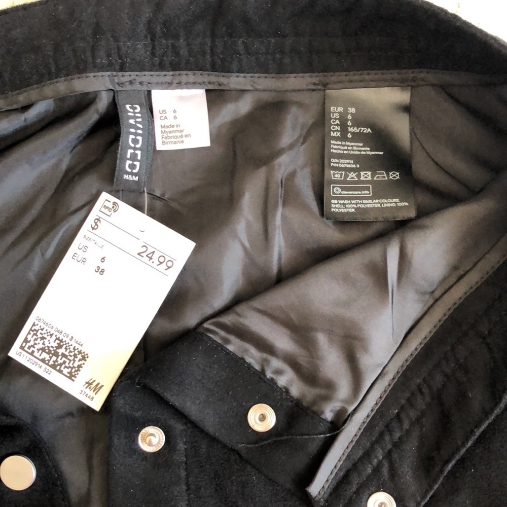 Black Aline Skirt - Picture 7 of 7